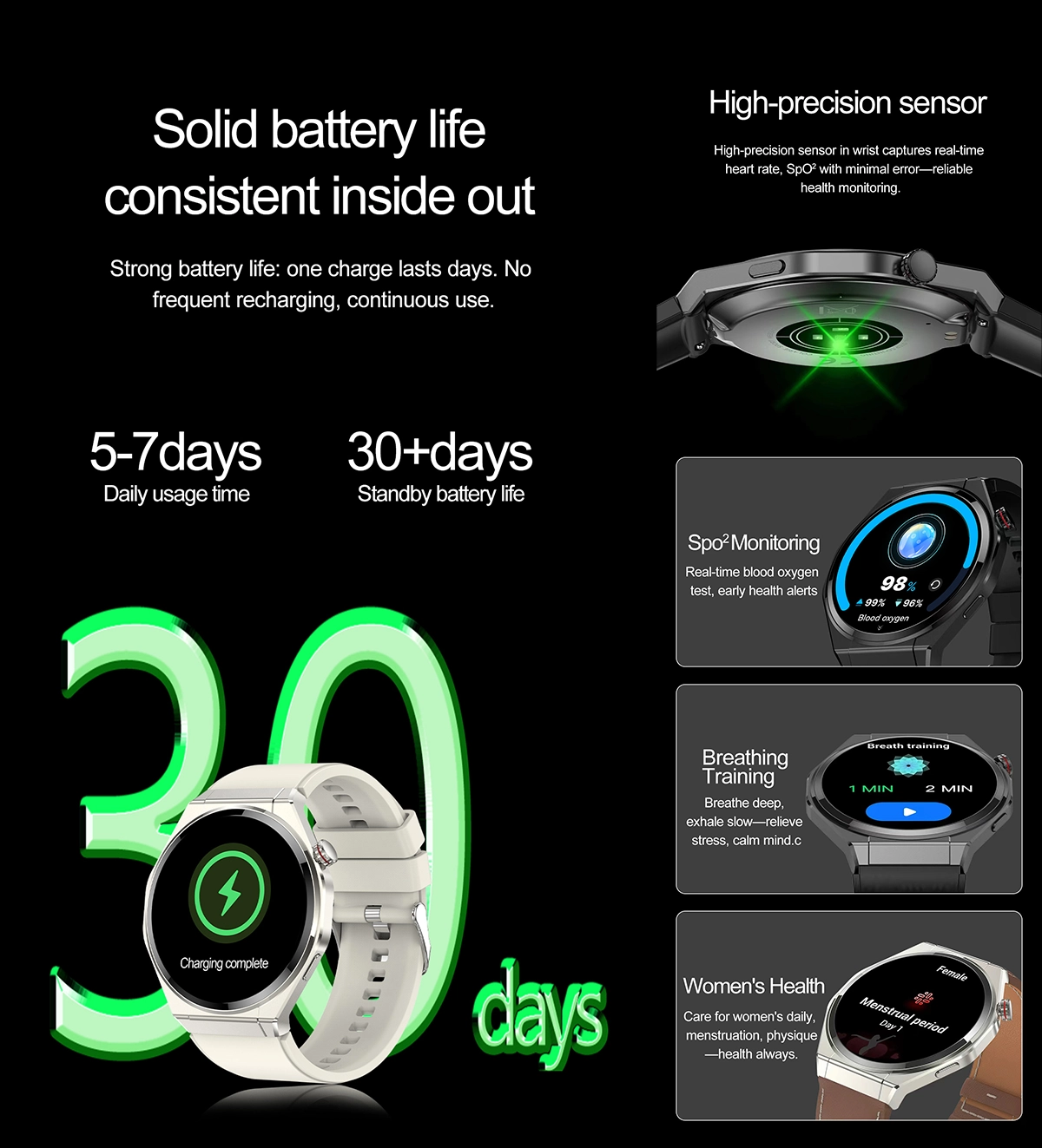 Blisbond Vertex 1.43" AMOLED Display Bluetooth Calling Smart Watch Blisbond Vertex 1.43" AMOLED Display Bluetooth Calling Smart Watch